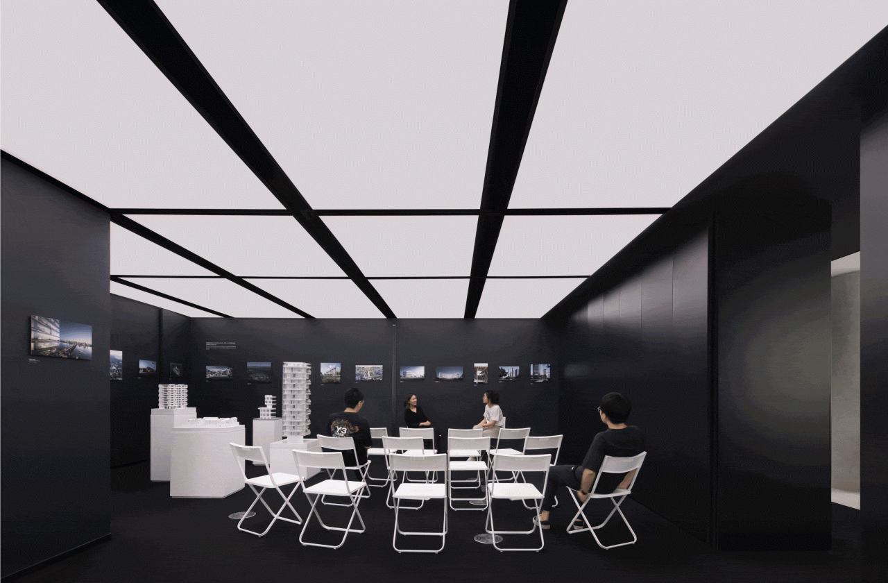 BIM建筑|设计师办公室： 黑白容器 / line+建筑事务所