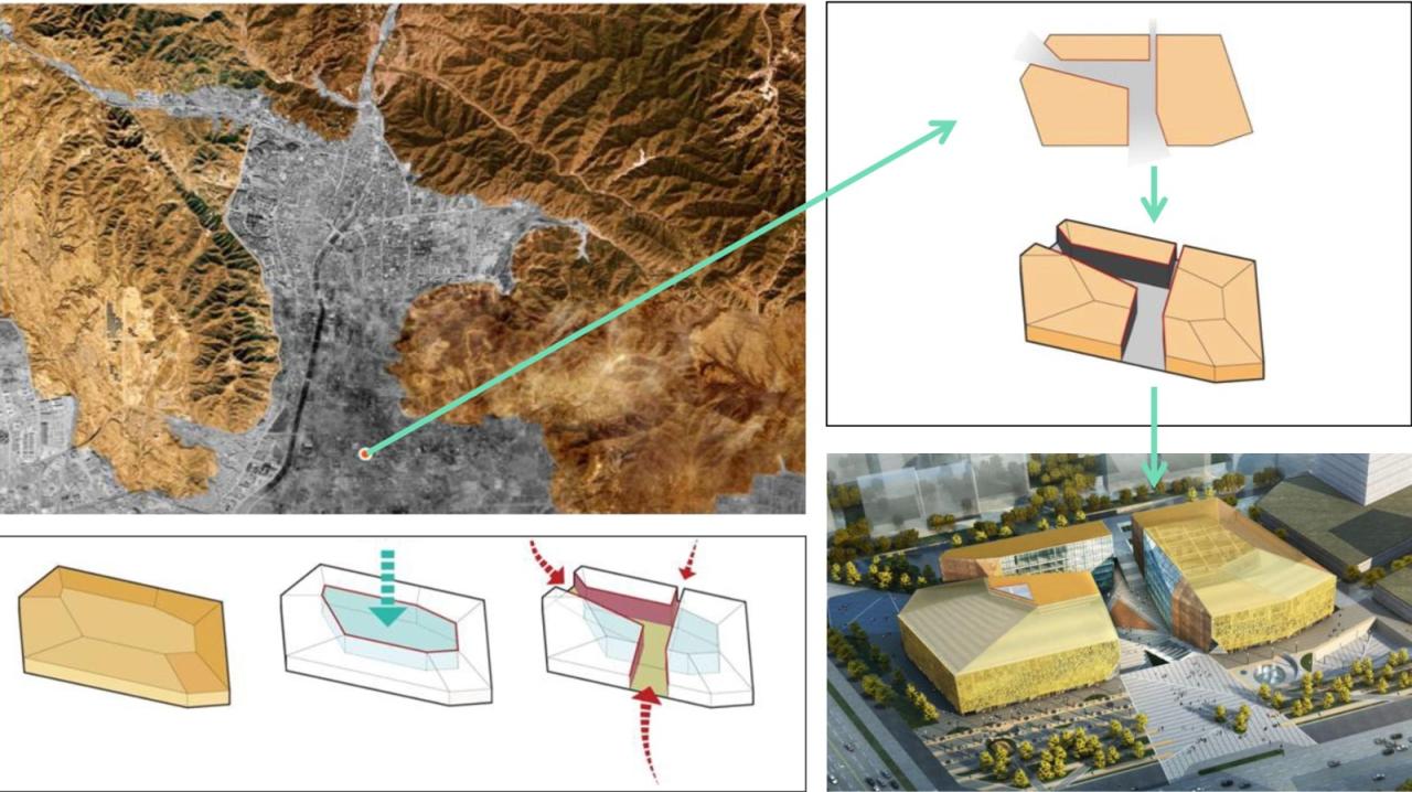 BIM建筑|张家口图书馆，创造城市的精神呼吸 / 王大泉
