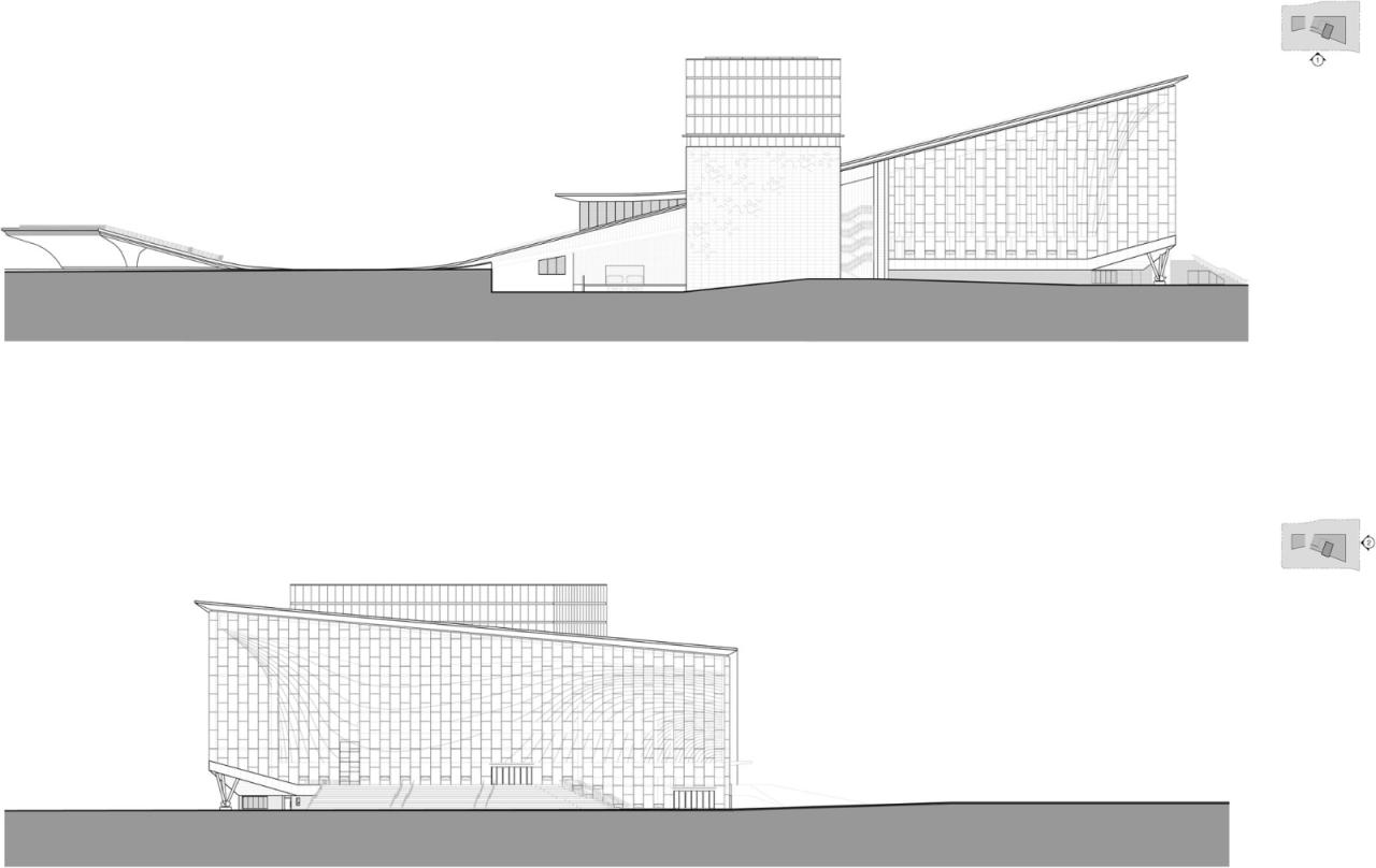 BIM建筑|掀起大地，世宗文化艺术会馆 / Designcamp Moonpark dmp