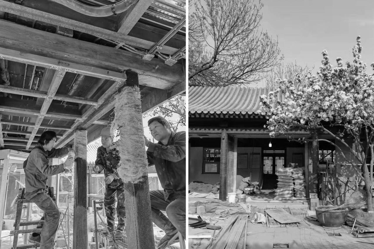BIM建筑|新与旧的穿插对话-北锣鼓巷91号四合院改造设计 / 介介工作室