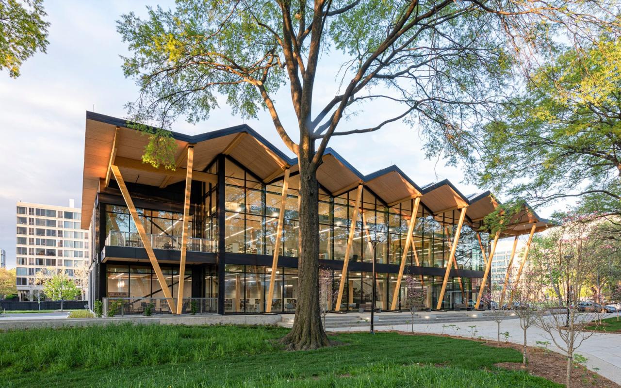 BIM建筑|DCPL 西南社区图书馆 / Perkins and Will