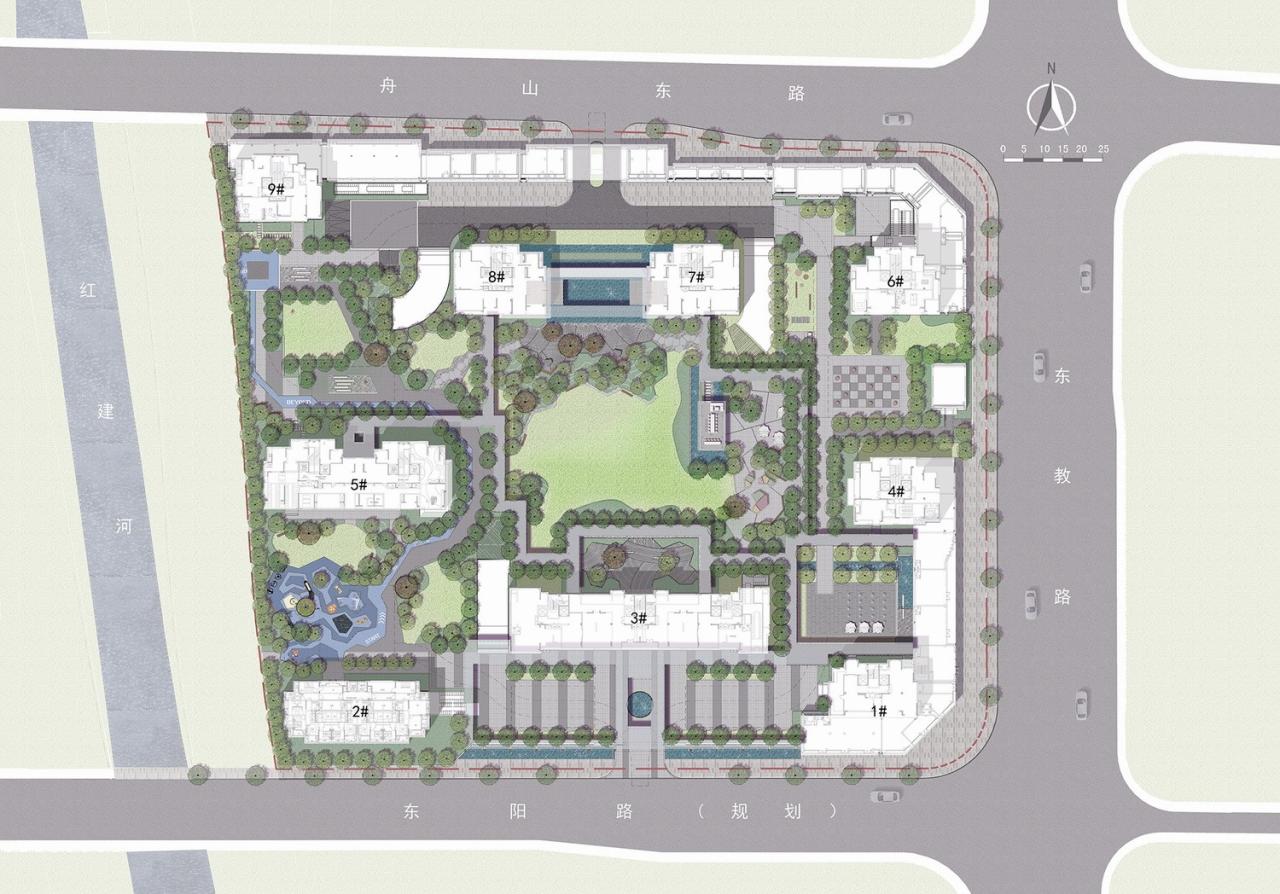 BIM建筑|城市山林 大家宅园 / ZSD卓时