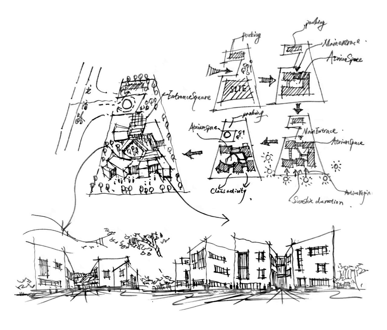 BIM建筑|活力内核构筑迷你城池｜国科温州第一幼儿园 / 成执设计