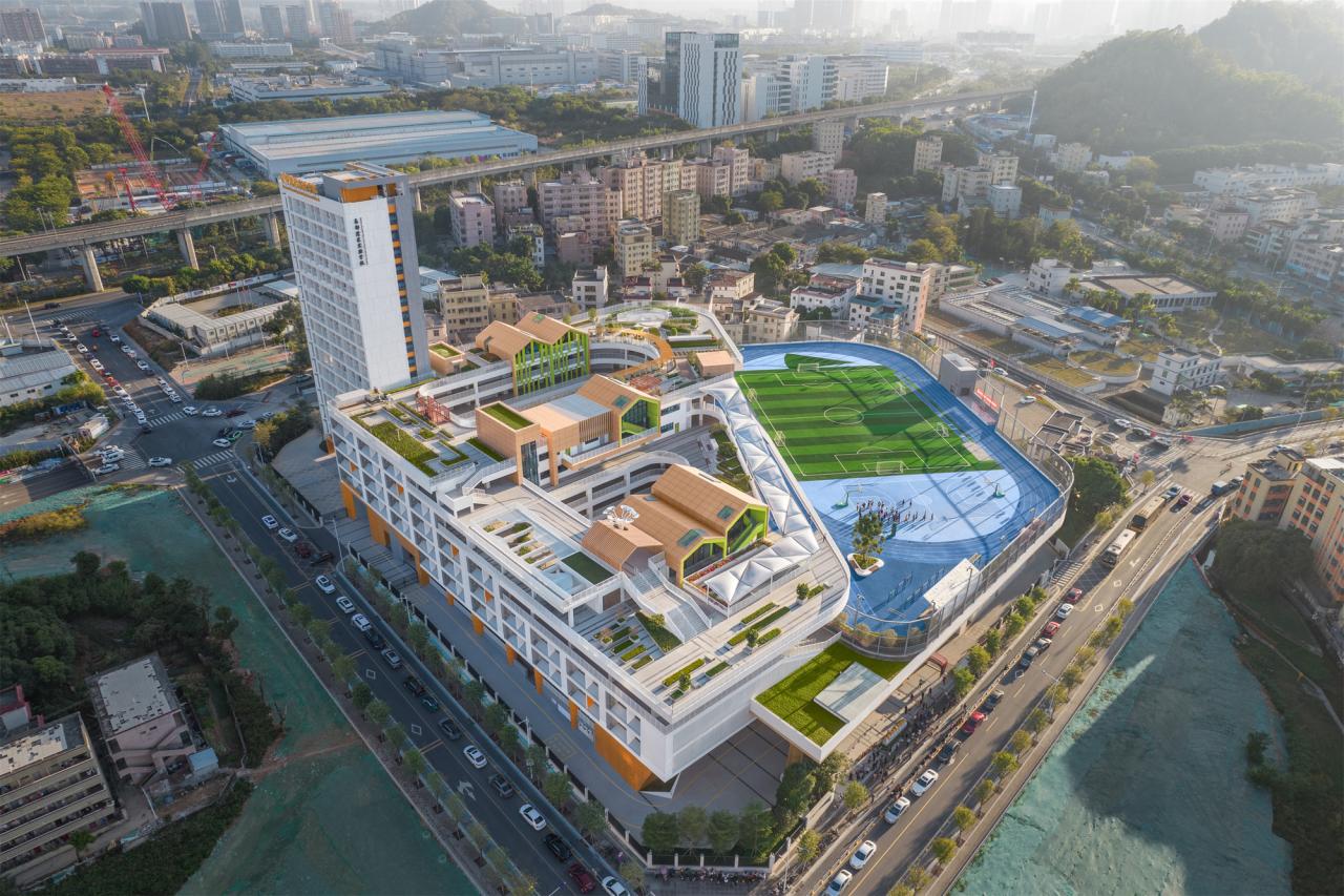 BIM建筑|深圳市坪山区东部湾区实验学校 / 申都设计