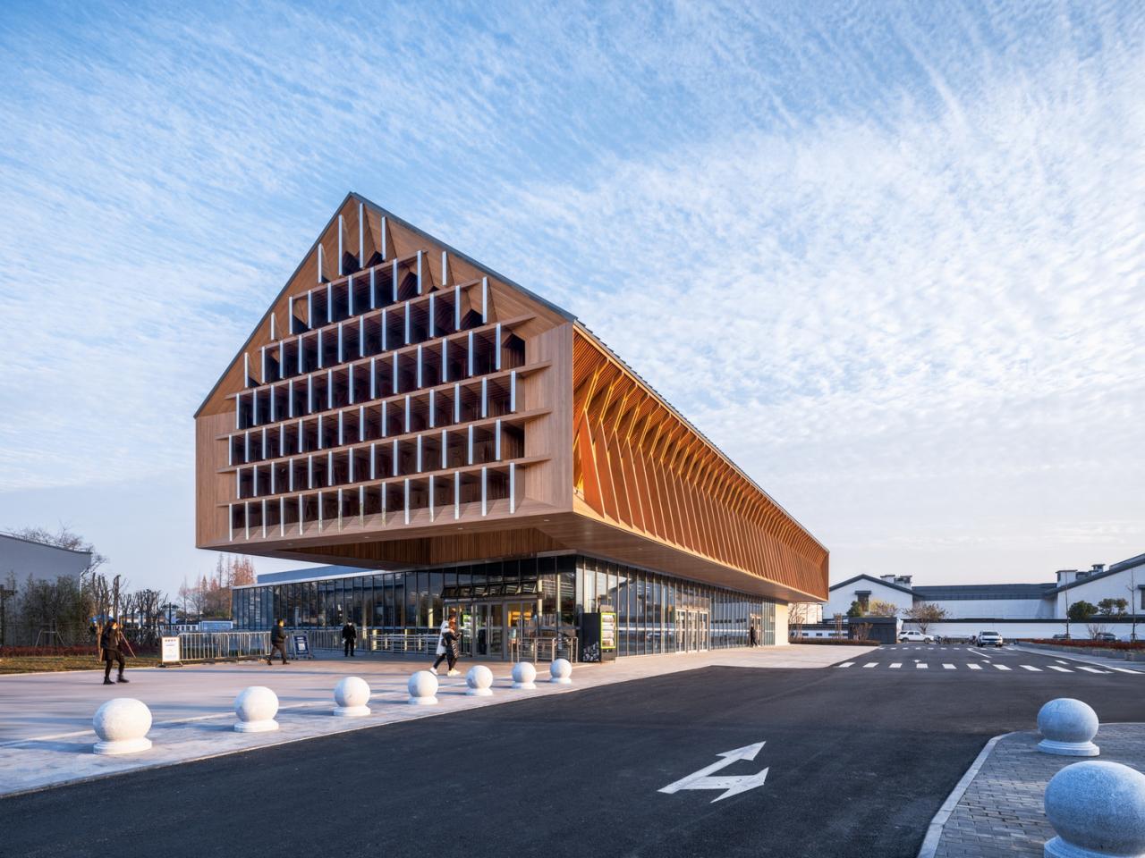 BIM建筑|朱家角游客服务中心 / 无样建筑工作室