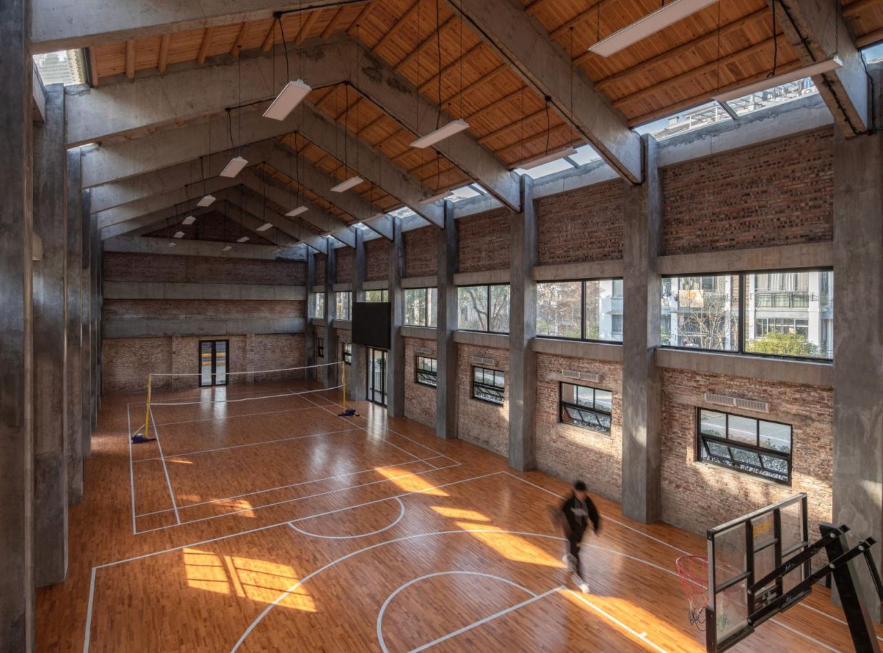 BIM建筑|龙游溪口镇乡村未来社区多功能体育馆+陶瓷专家工作站改造 / 上海严旸建筑设计工作室