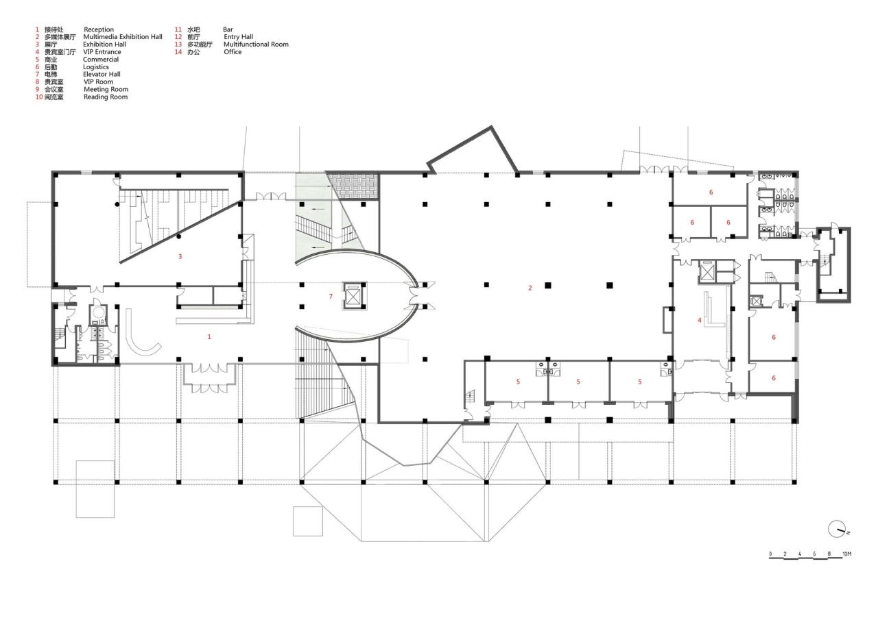 BIM建筑|白沙岛金融生态小镇社区中心 / URBANUS都市实践