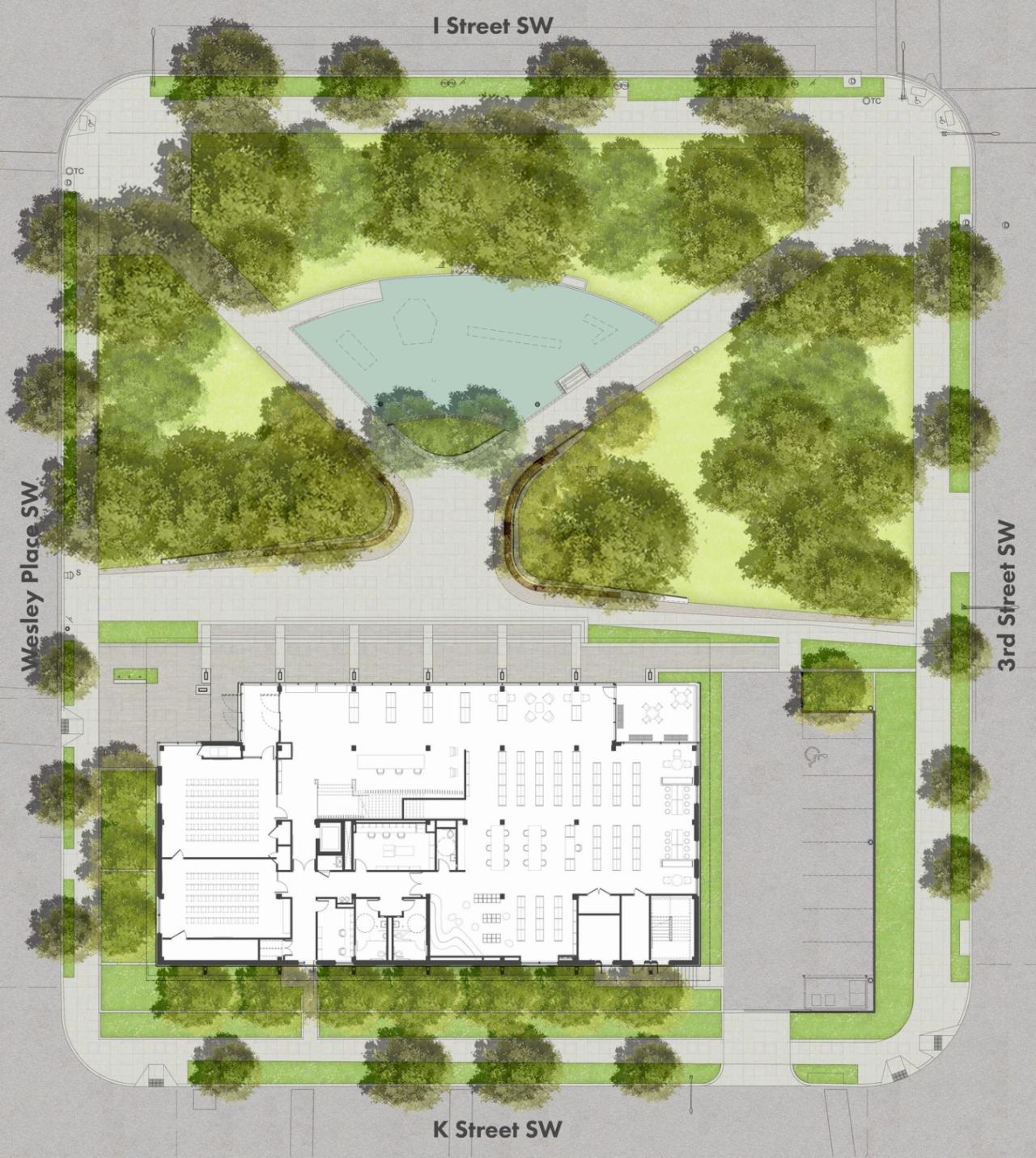 BIM建筑|DCPL 西南社区图书馆 / Perkins and Will