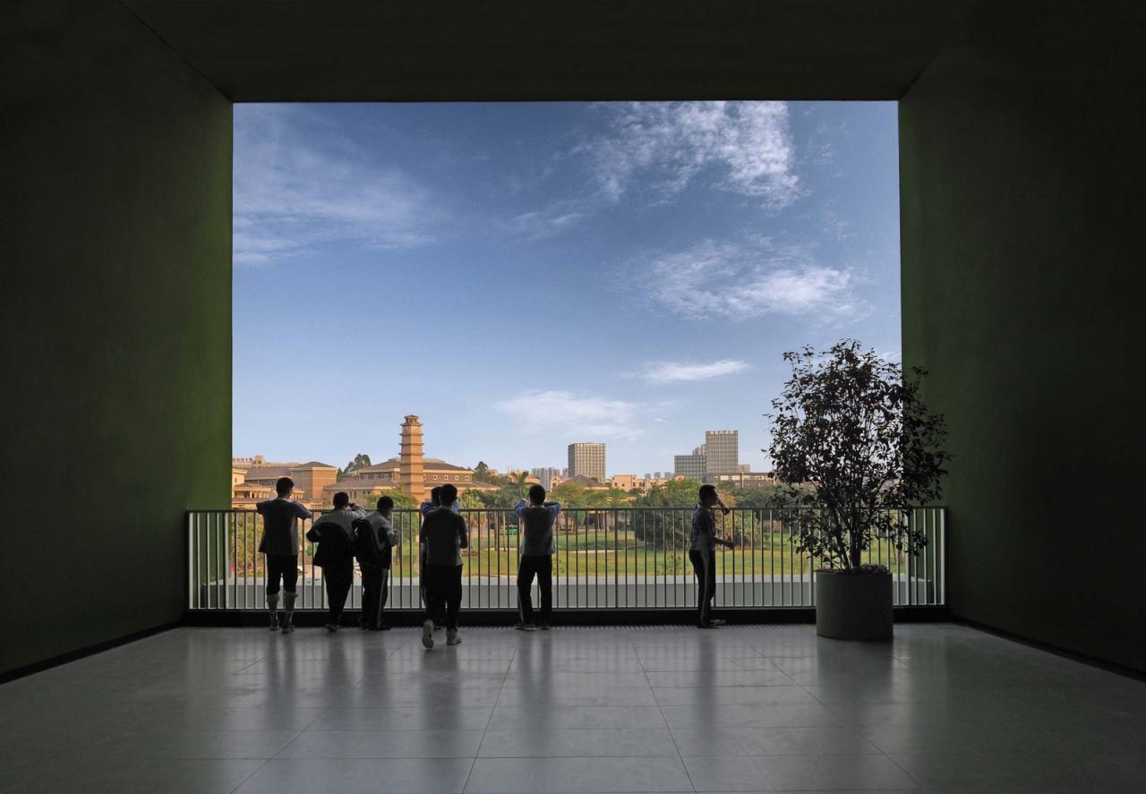 BIM建筑|深圳市龙华区行知中学 / 筑博设计-联合公设