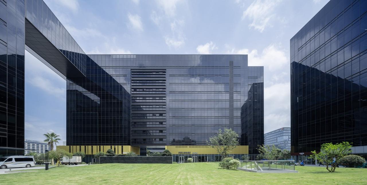 BIM建筑|gad作品 | 开合的立体庭园，杭州关瑞大厦