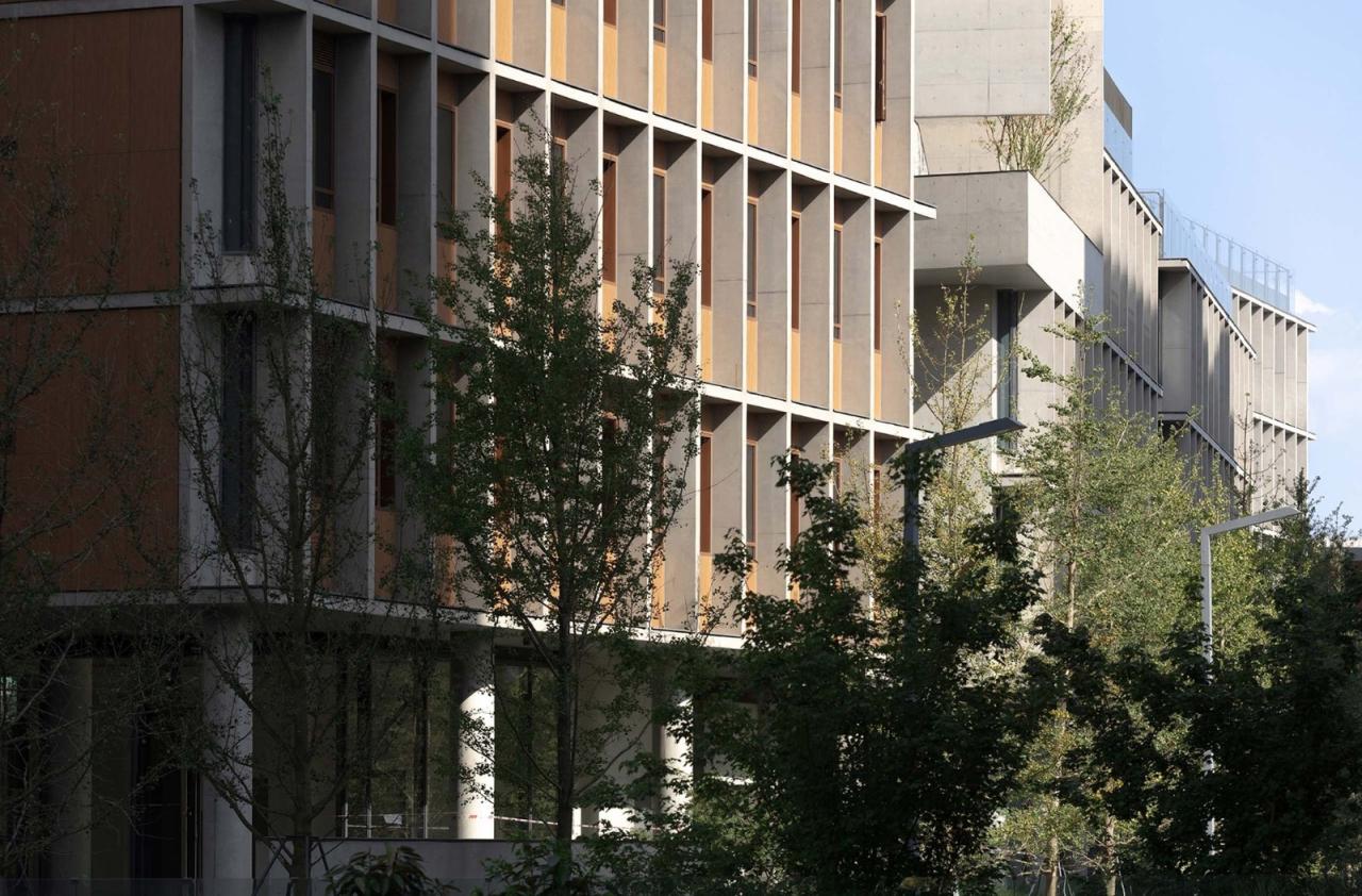 BIM建筑|成都麓湖漂浮总部办公楼 / 直向建筑