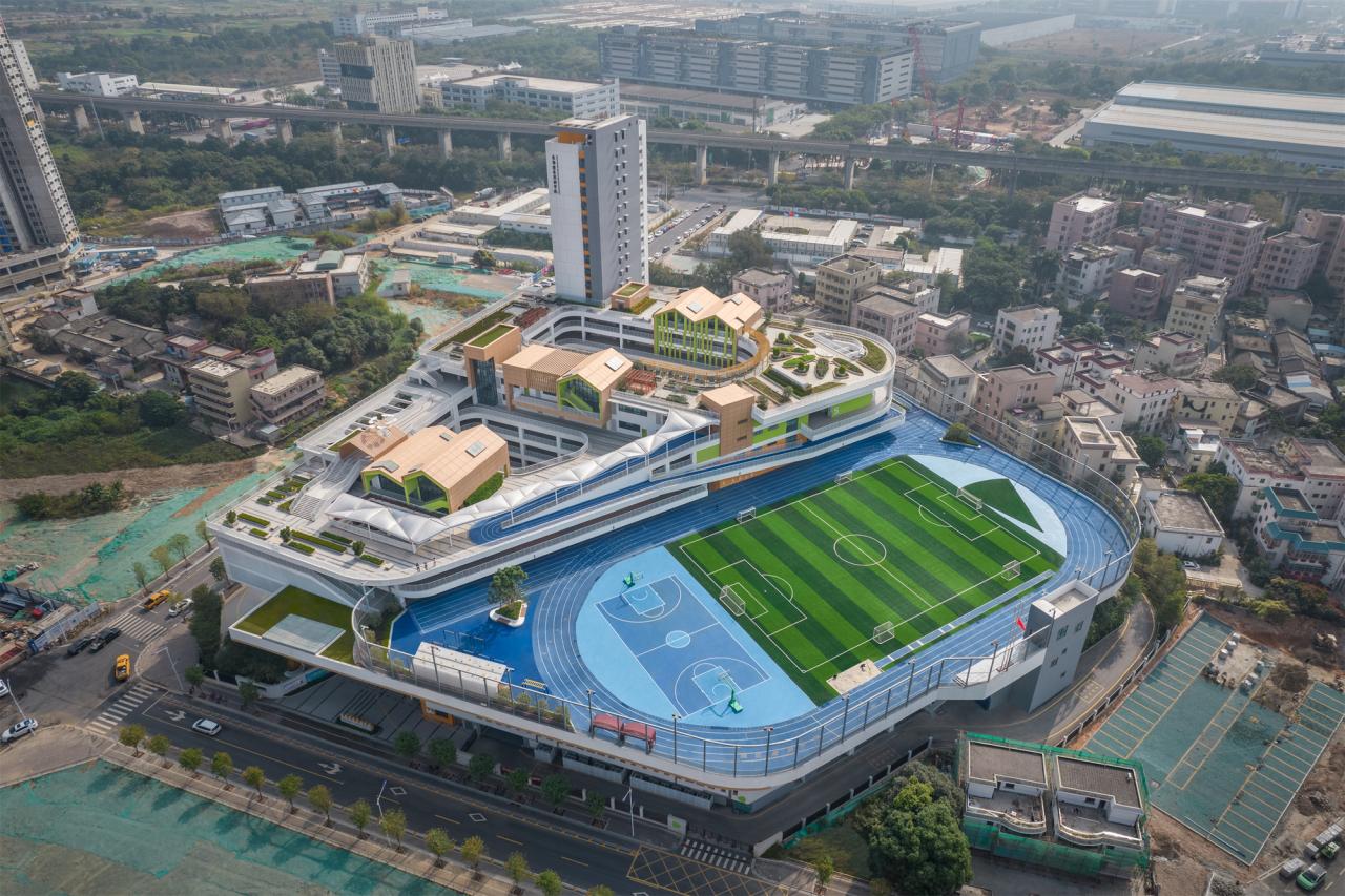 BIM建筑|深圳市坪山区东部湾区实验学校 / 申都设计