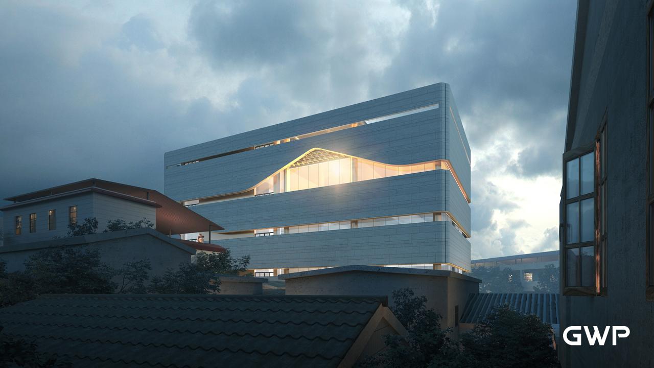 BIM建筑|曾宪梓纪念馆 / GWP新作