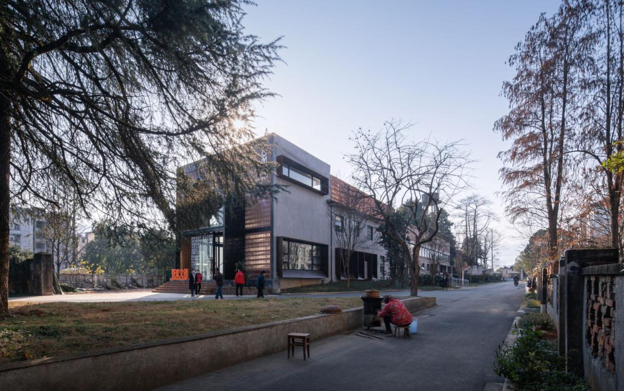 BIM建筑|龙游溪口镇乡村未来社区多功能体育馆+陶瓷专家工作站改造 / 上海严旸建筑设计工作室