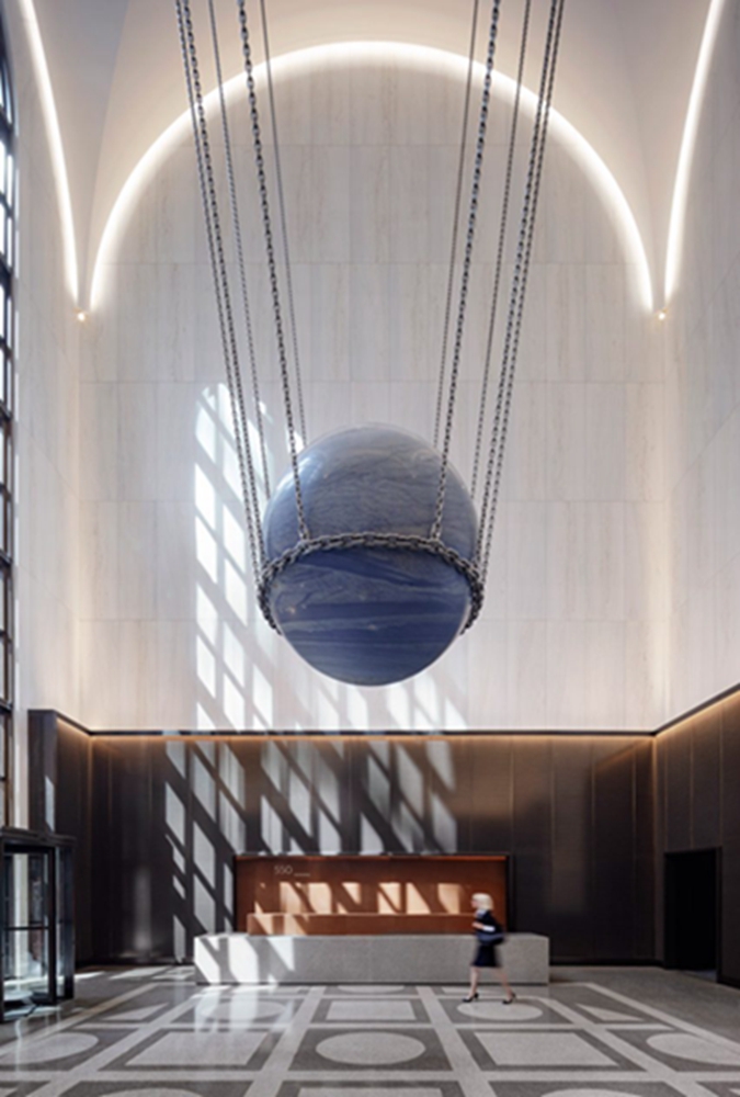 BIM建筑|晋斯勒为AT&T大楼重新设计的大厅揭幕