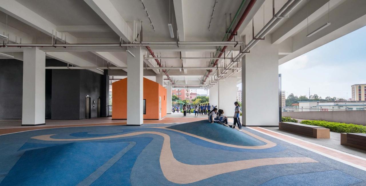 BIM建筑|深圳市龙华区行知中学 / 筑博设计-联合公设