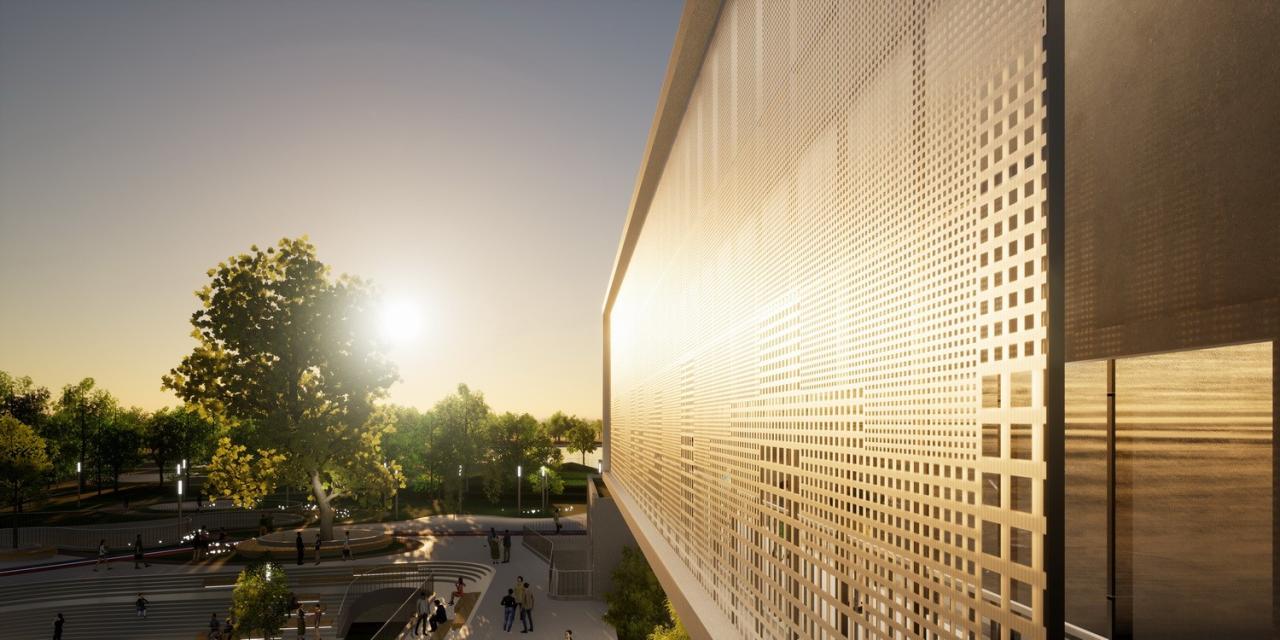 BIM建筑|“聚能浮云”设计功能与景观并存 绿色公共空间连接小区互动 吕元祥建筑师事务所广州番禺广场变电站设计方案获胜