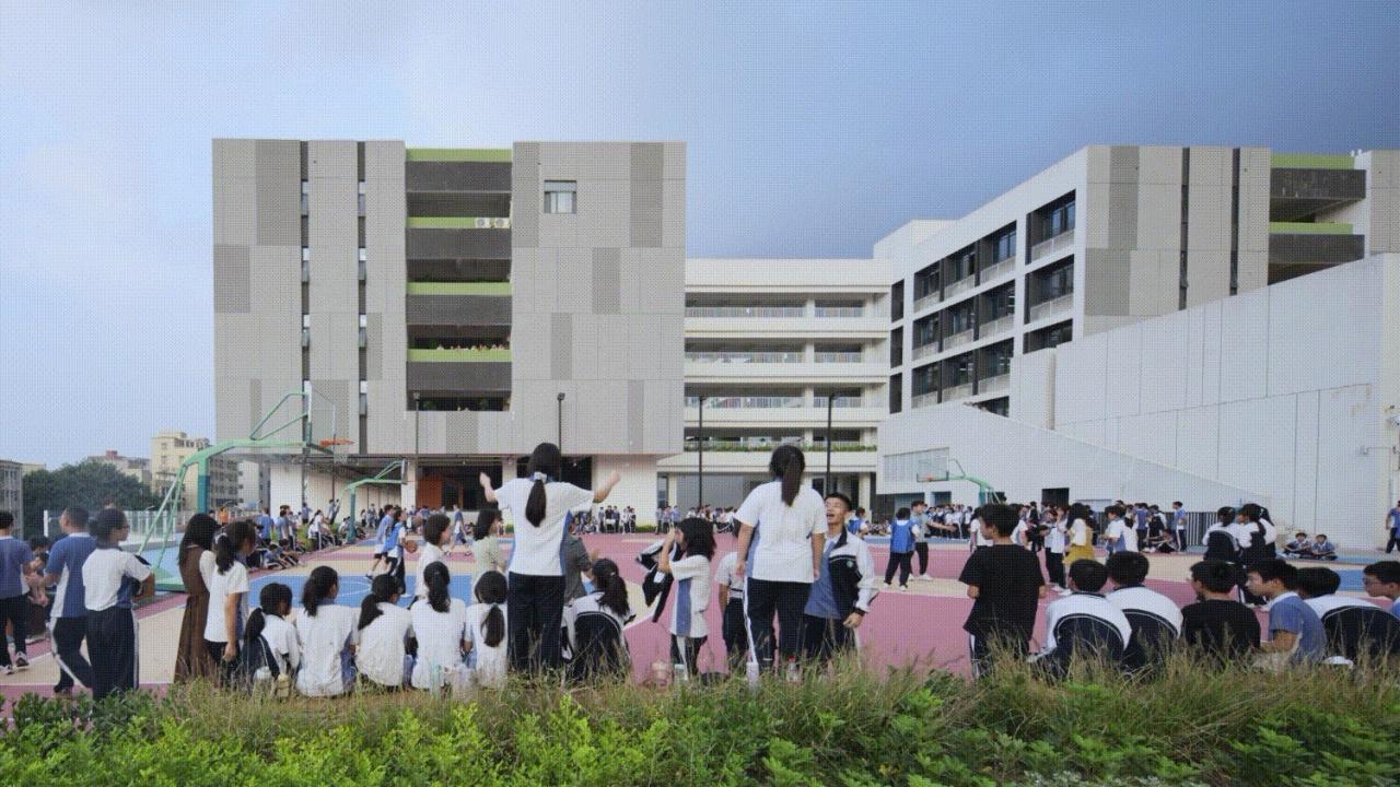 BIM建筑|深圳市龙华区行知中学 / 筑博设计-联合公设