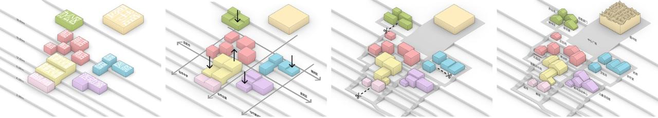 BIM建筑|林河陌影——仙市古镇活动综合体方案设计 / 外行建筑