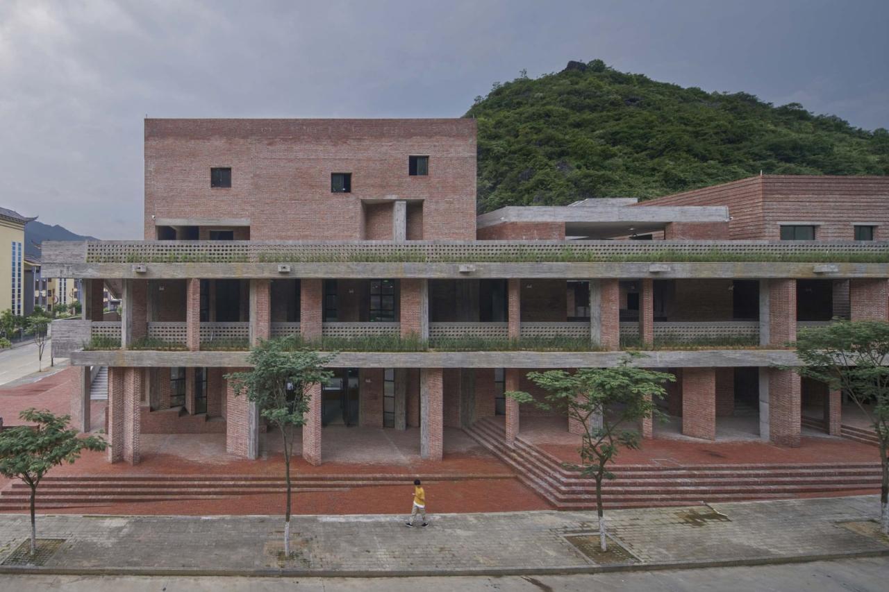 BIM建筑|江华瑶族水口镇如意村文化服务中心及特色工坊 / 地方工作室