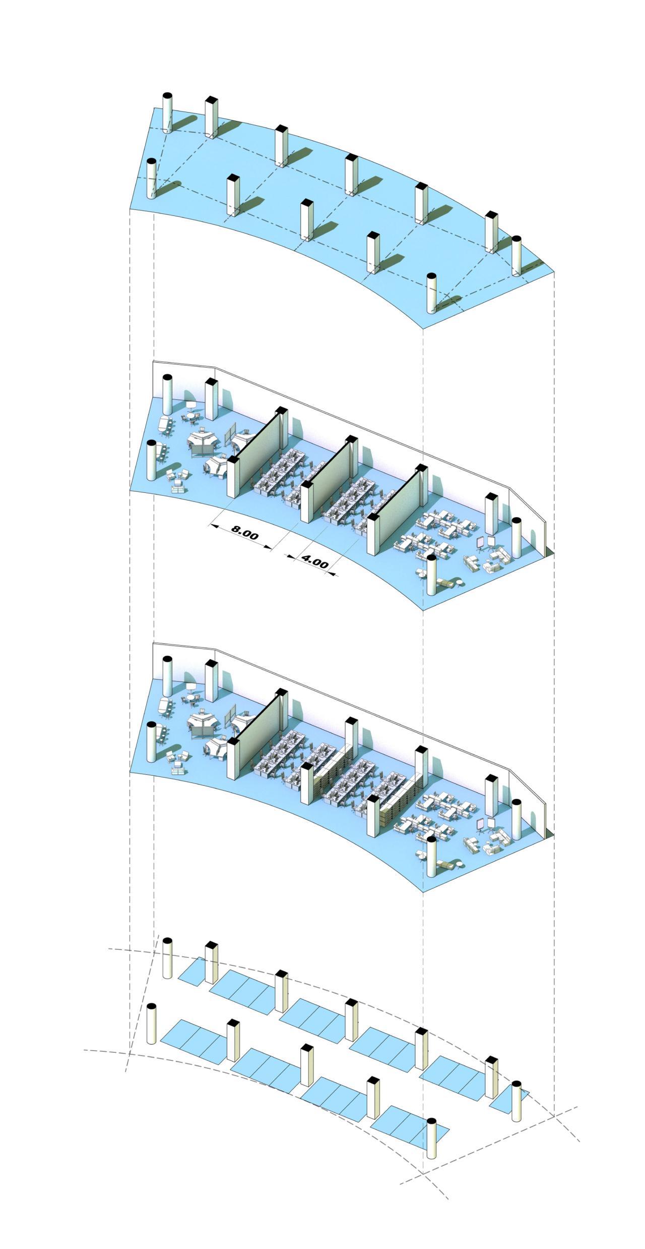 BIM建筑|成都高新万科中心——高新区的城市花园 / Laguarda.Low Architects