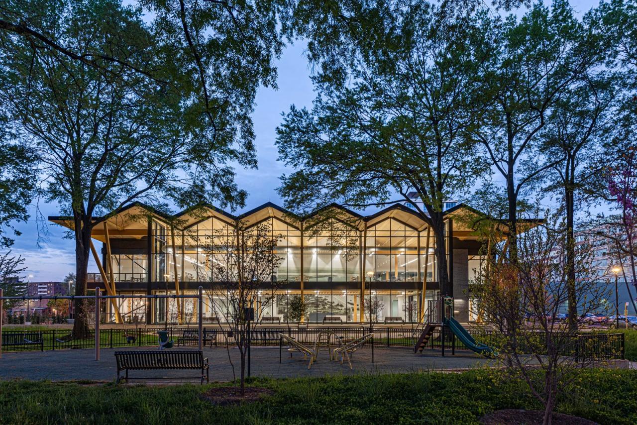 BIM建筑|DCPL 西南社区图书馆 / Perkins and Will