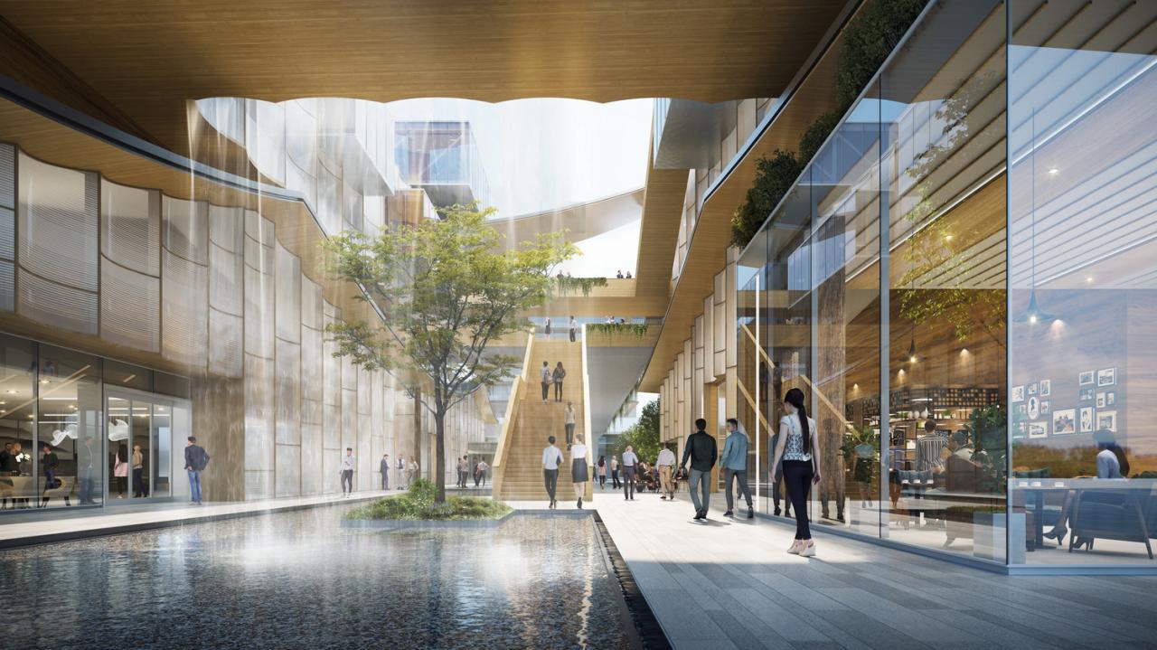 BIM建筑|中标候选方案 | 造物环：苏州青苔中日工业设计村 / line+、MLA+