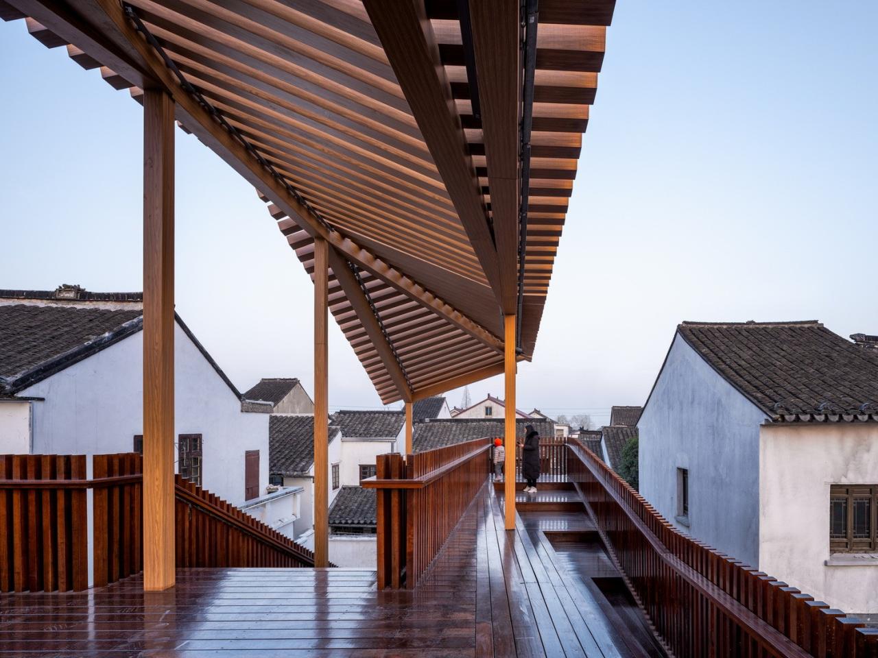 BIM建筑|常熟折桥曲廊 / 深圳华汇设计X⁺ STUDIO