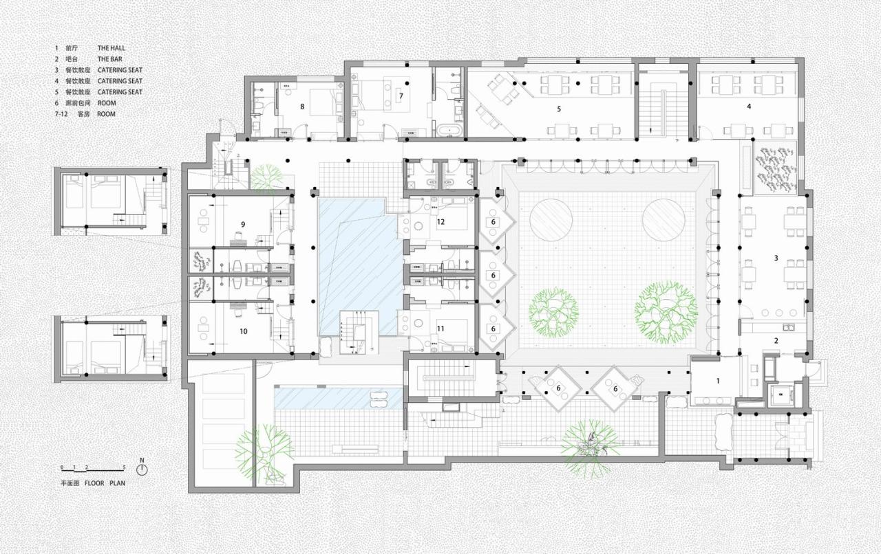 BIM建筑|新与旧的穿插对话-北锣鼓巷91号四合院改造设计 / 介介工作室