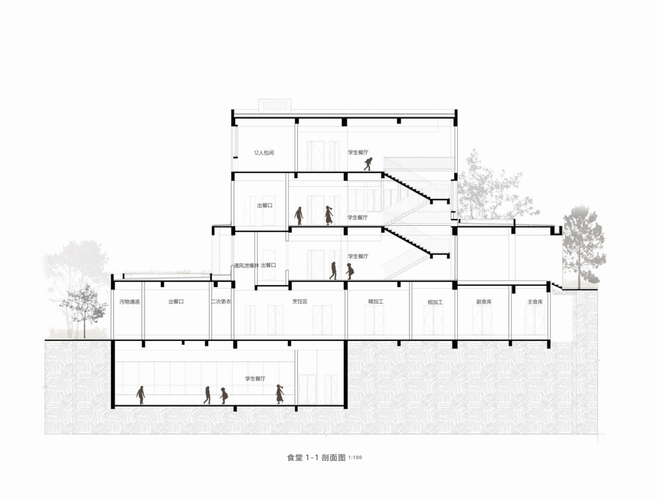 BIM建筑|黄甲小学扩建项目——秩序几何 / 本末建筑