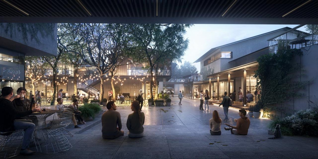 BIM建筑|中标候选方案 | 造物环：苏州青苔中日工业设计村 / line+、MLA+