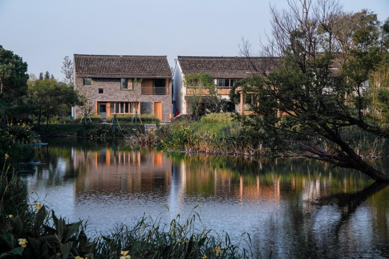 BIM建筑|低成本整村改造实践：上海奉贤李窑村乡村振兴 / 水石设计