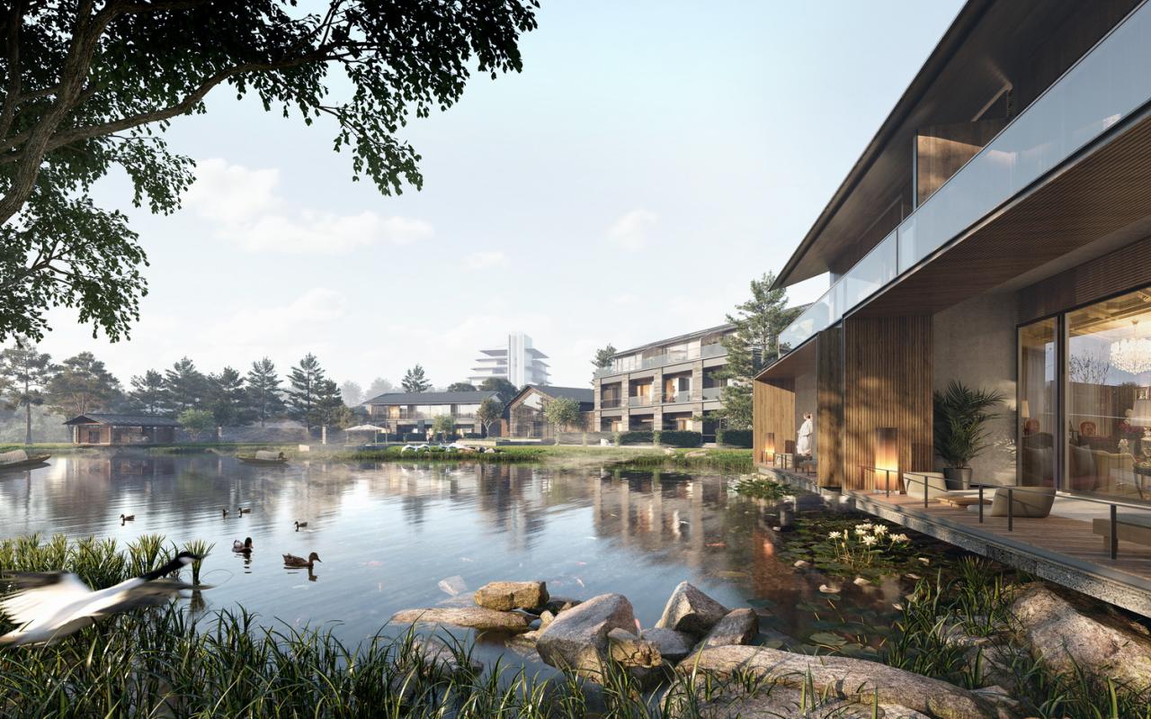 BIM建筑|中标候选方案 | 造物环：苏州青苔中日工业设计村 / line+、MLA+