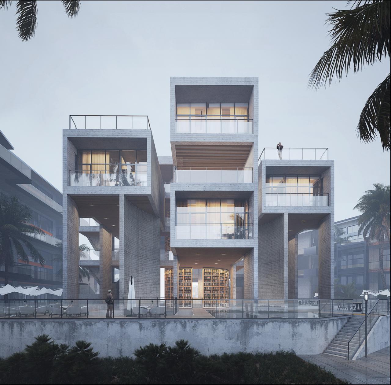 BIM建筑|围城酒店：酒店与文学 / 南旭