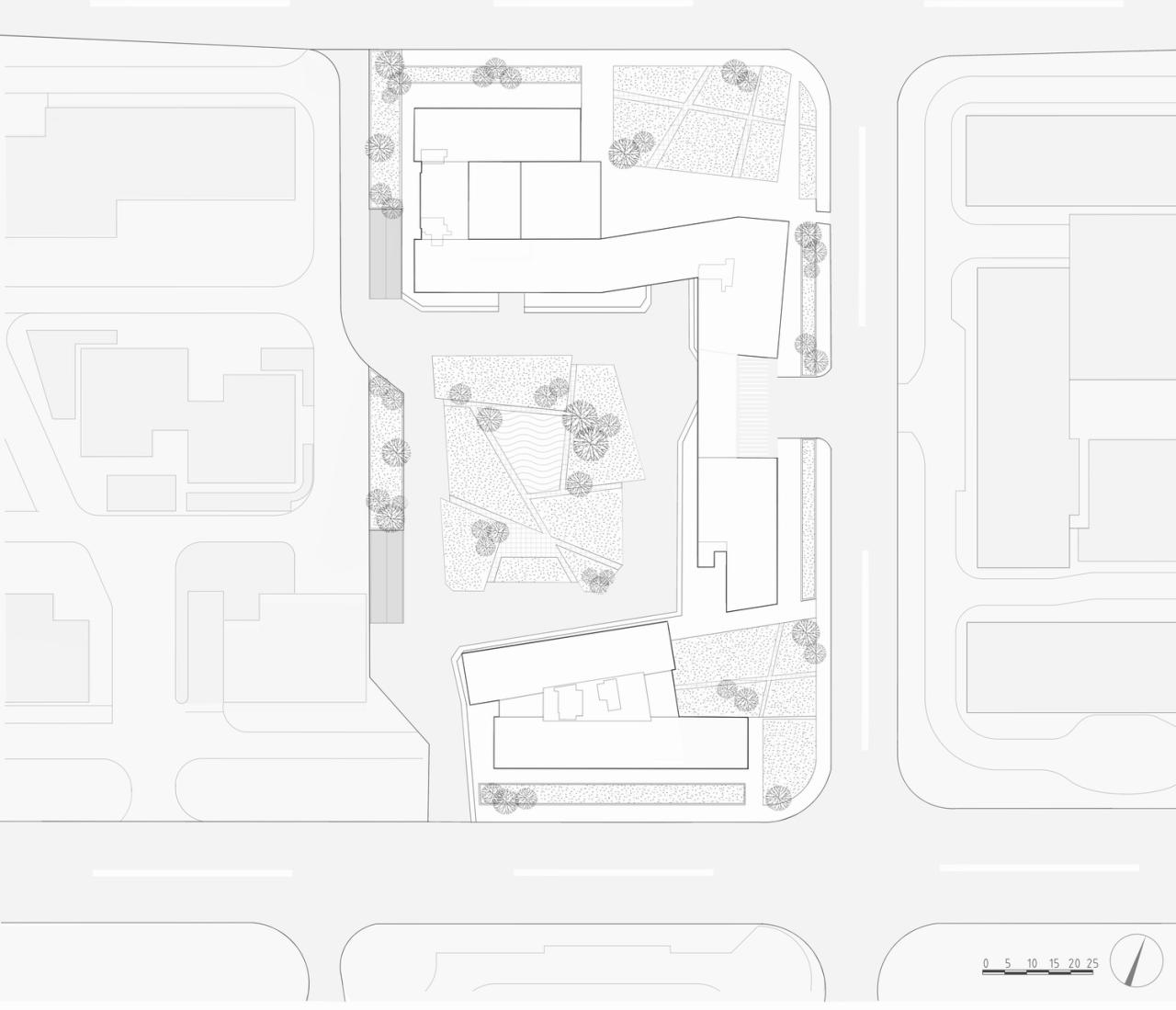 BIM建筑|gad作品 | 开合的立体庭园，杭州关瑞大厦
