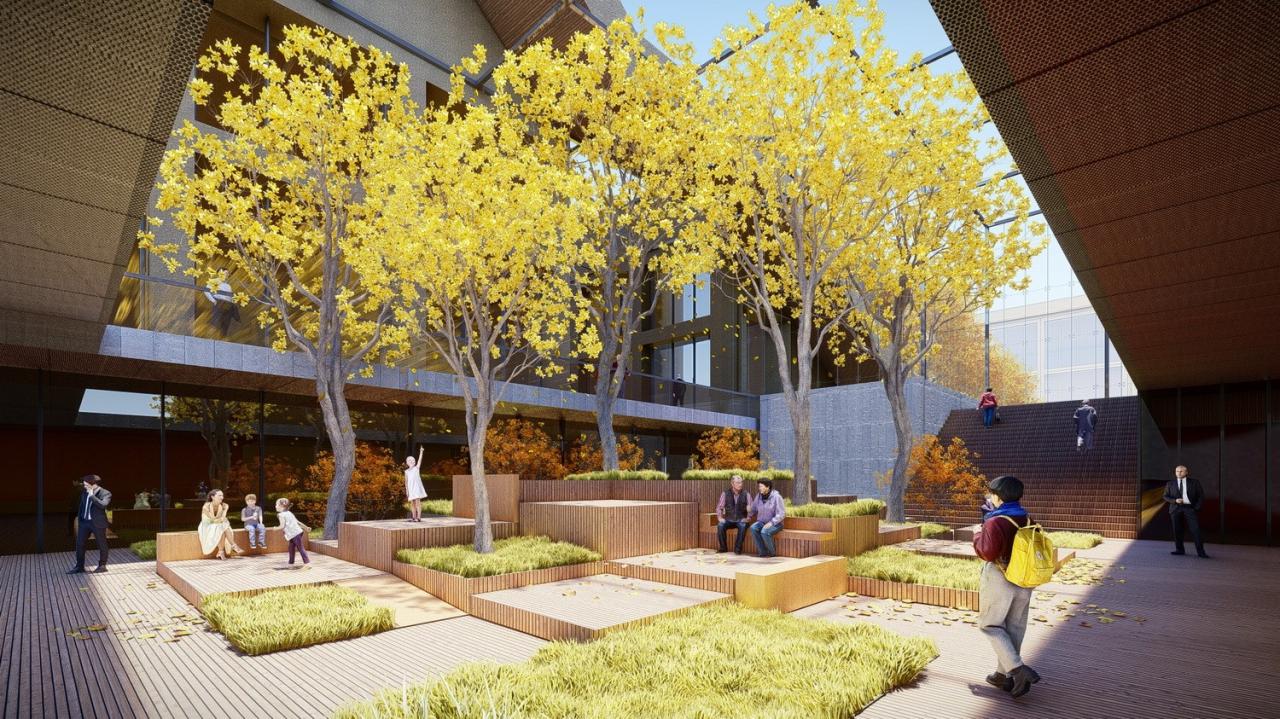 BIM建筑|兰州皋兰社区文体中心 / 一境建筑设计