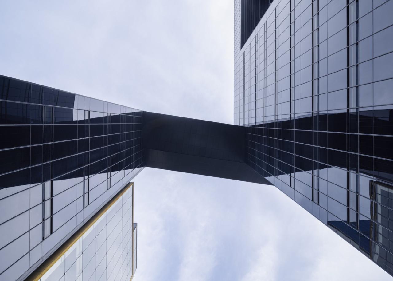 BIM建筑|gad作品 | 开合的立体庭园，杭州关瑞大厦