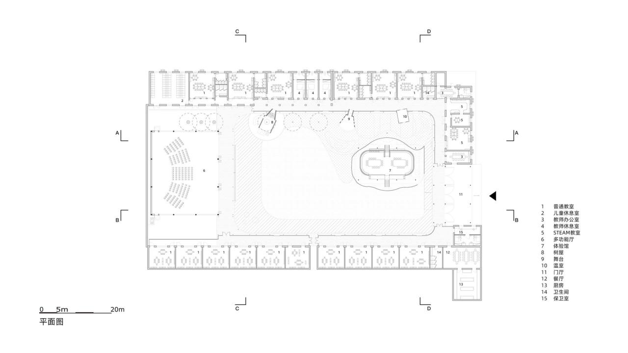 BIM建筑|献县阳光幼儿园 / 众建筑