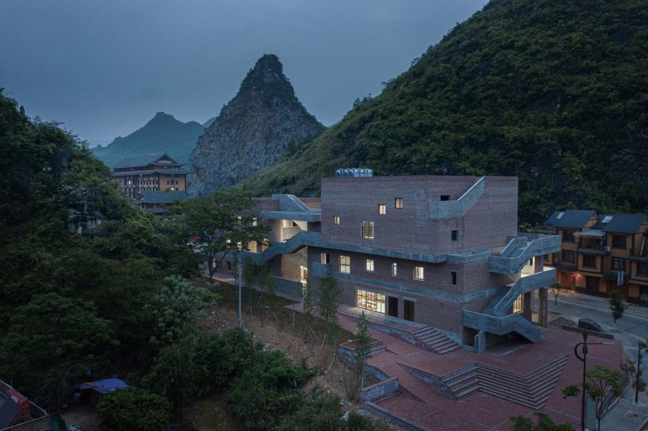 BIM建筑|江华瑶族水口镇如意村文化服务中心及特色工坊 / 地方工作室