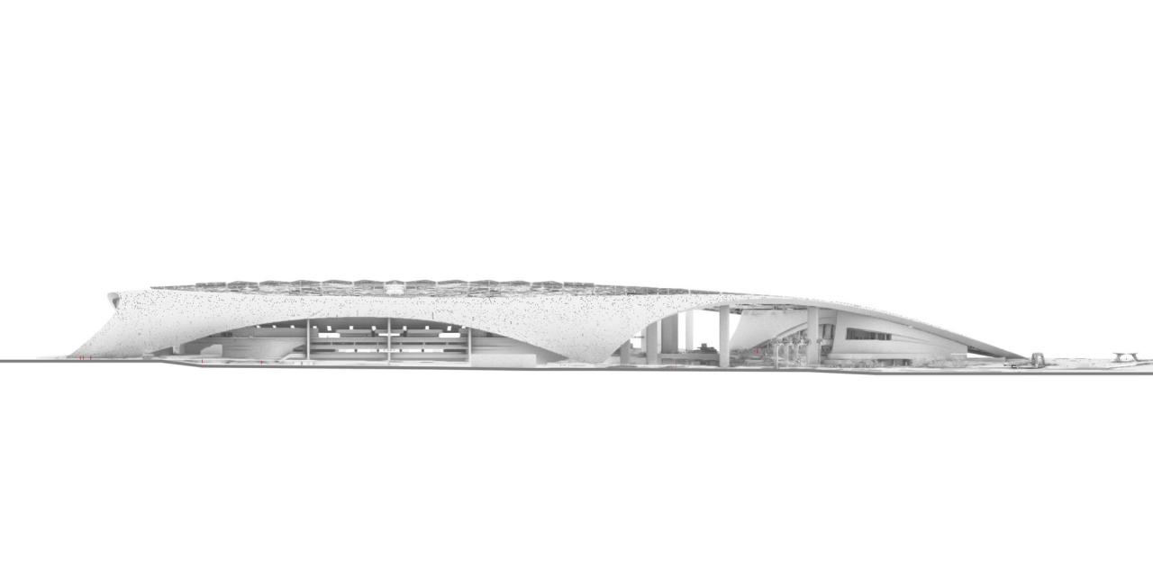 BIM建筑|洛杉矶索菲体育场 / HKS