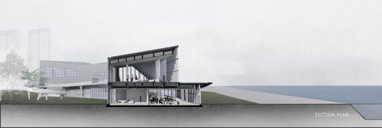 BIM建筑|赣州锦润 ▪ 滨江云宸展示中心 / 成执设计