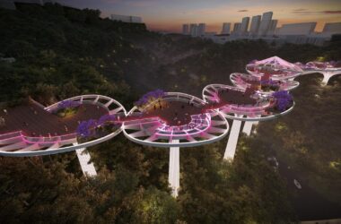 BIM建筑|重庆市北碚区西南大学人行景观桥项目 / 林聪建筑设计工作室-BIM建筑网