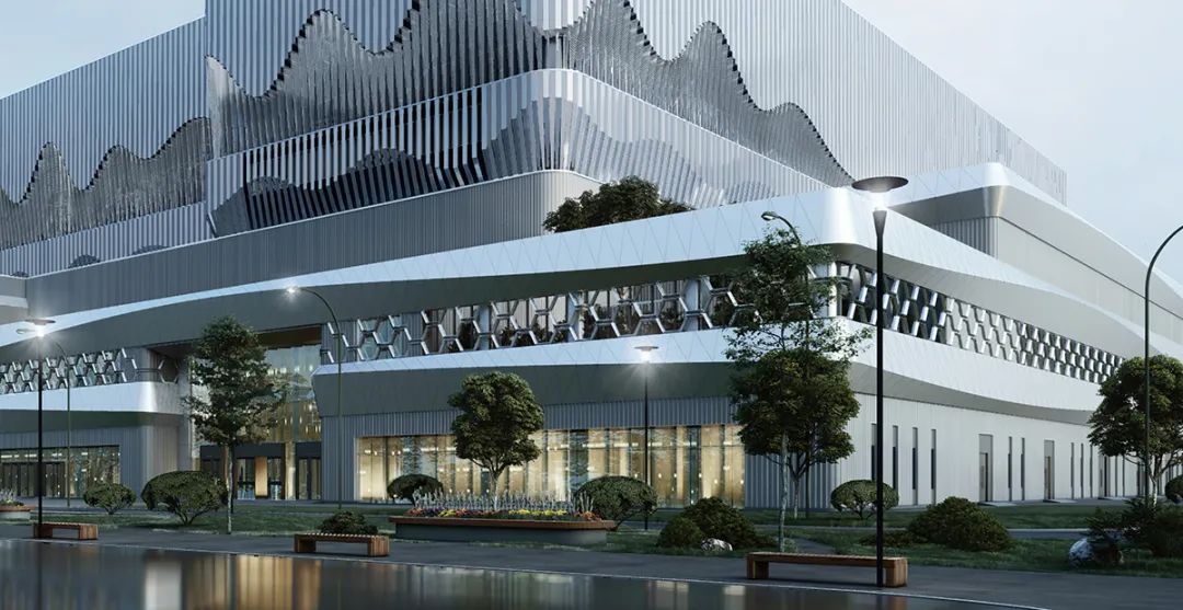 BIM建筑|南宁市双定循环经济产业园生活垃圾焚烧发电厂/ UUA