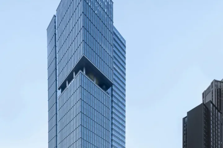 BIM建筑|城市天际线的重塑与街道生活的缝合：武汉中海中心 / 柏涛设计