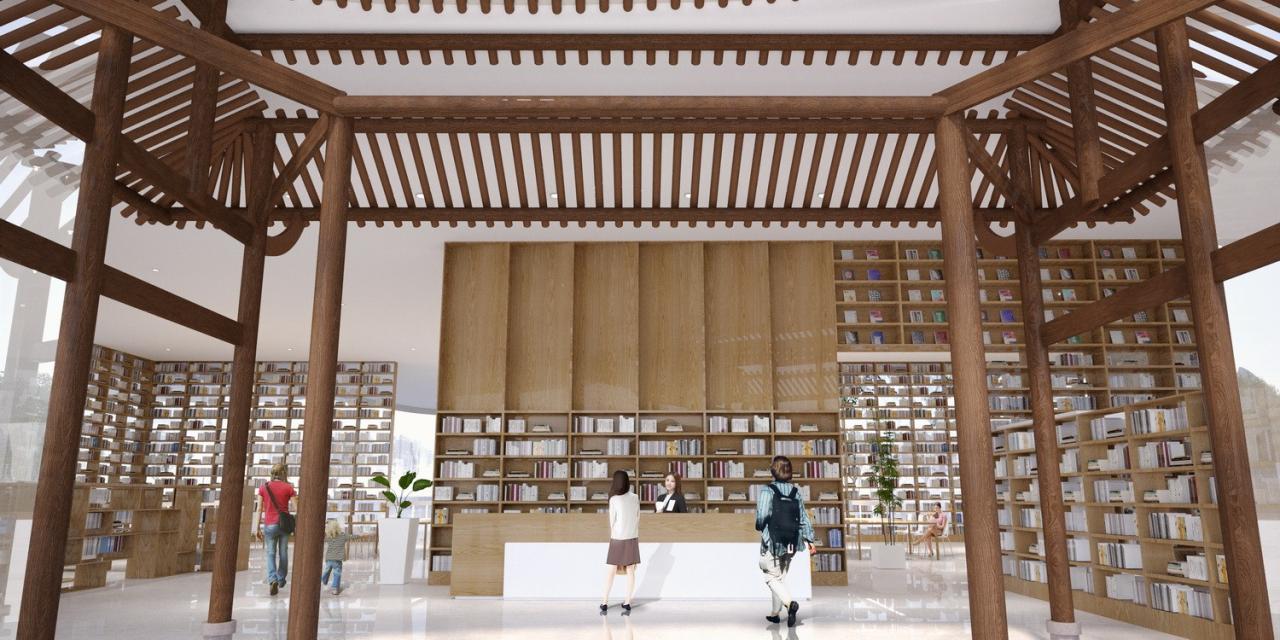 BIM建筑|婺川复园——遵义市务川县文化中心设计方案 / 外行建筑