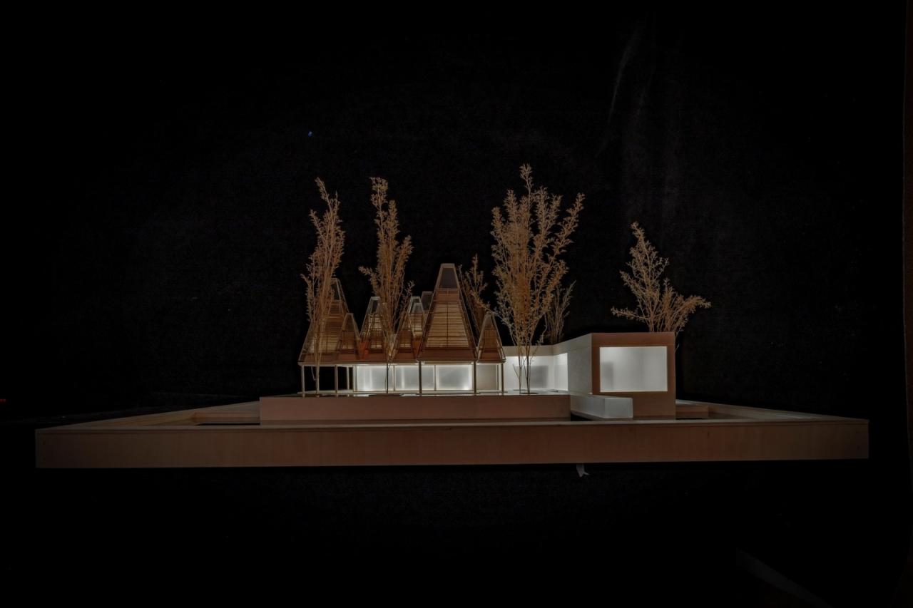 BIM建筑|水杉林餐厅：水边的风景 / goa作品