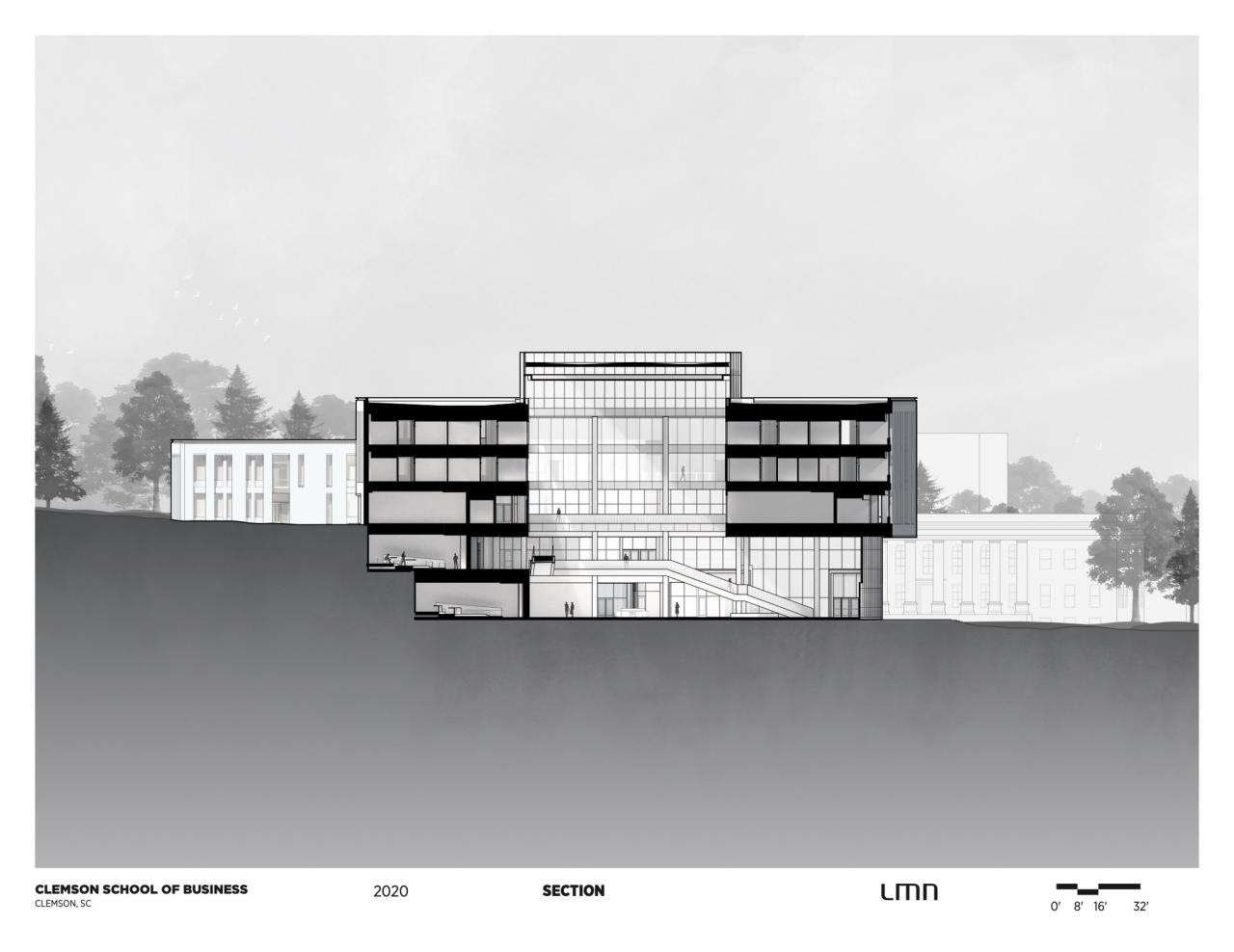 BIM建筑|Wilbur O. & Ann Powers 商学院 / LMN Architects