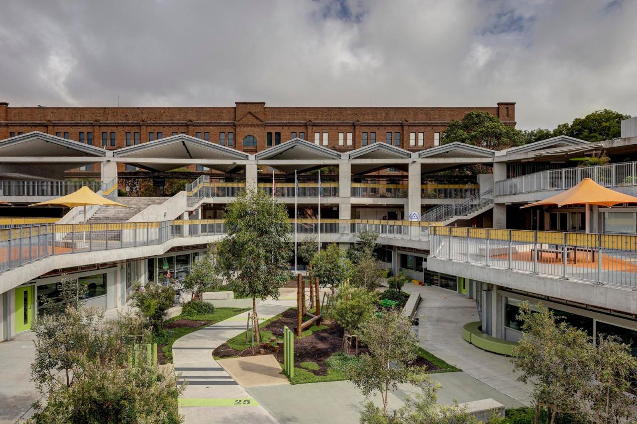 BIM建筑|Ultimo 公立小学/ DesignInc+ Lacoste + Stevenson + bmc2 architectes