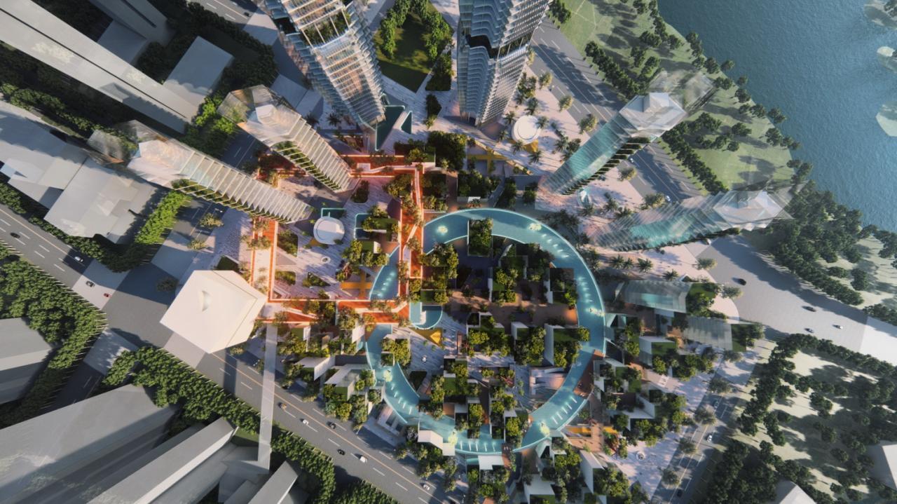 BIM建筑|联泰超总湾国际中心 / 林聪建筑工作室