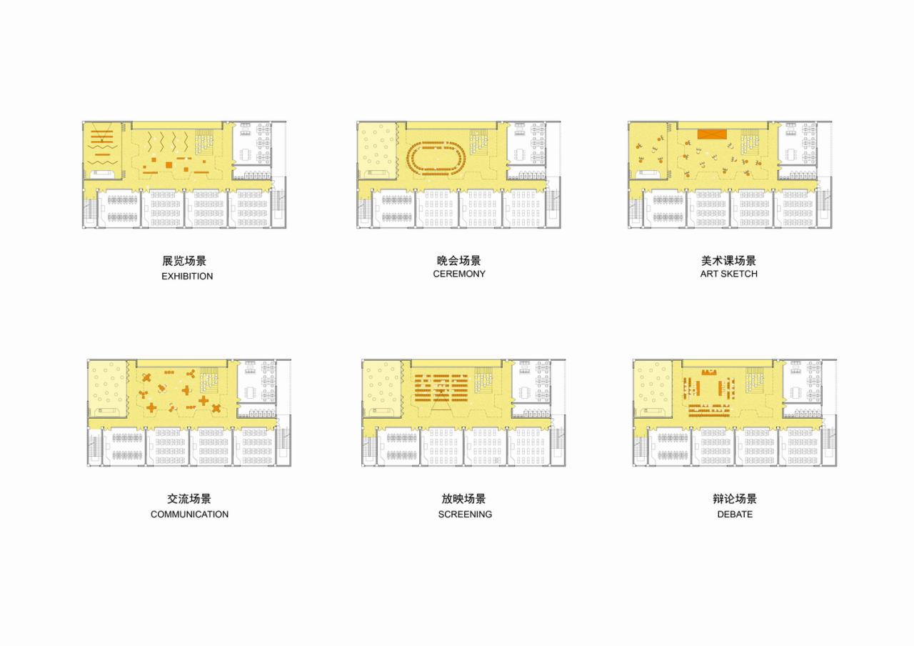 BIM建筑|天府新区海洋路中学 / MAT 超级建筑事务所